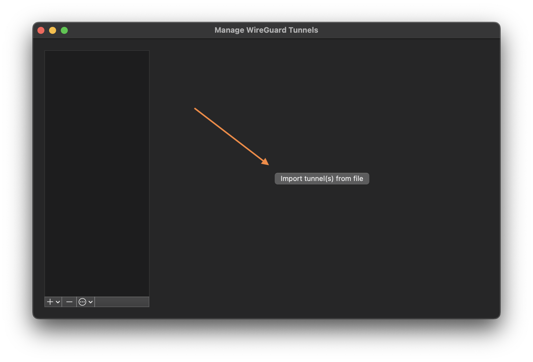 Import tunnel(s) from file